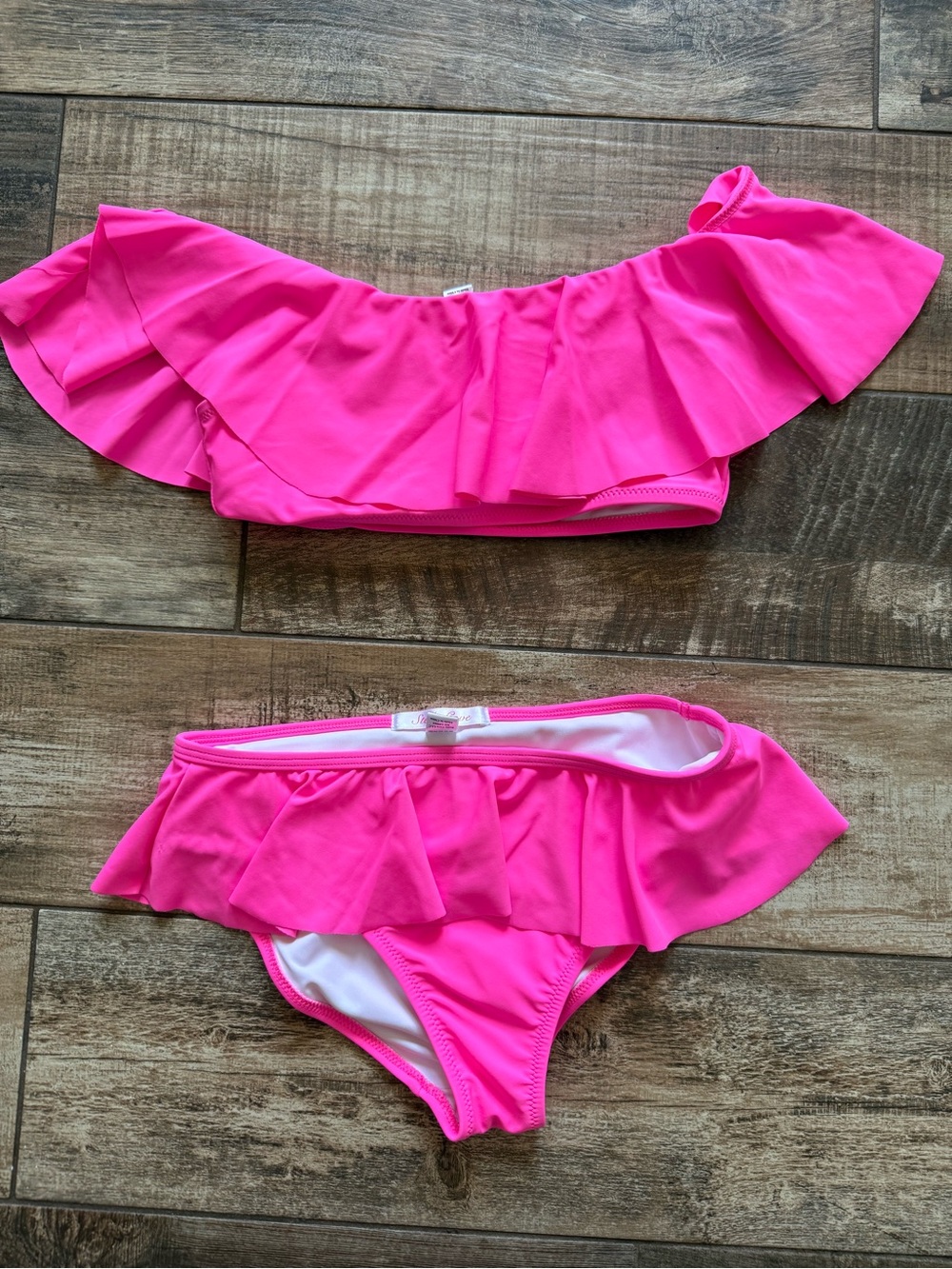 Stella Cove Swim Girls HOT PINK Bikini